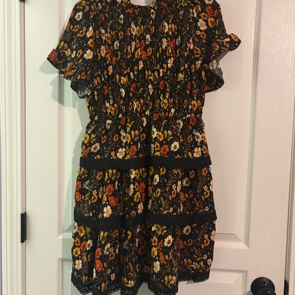 Simply Southern Multicolor Floral dress - Picture 1 of 2